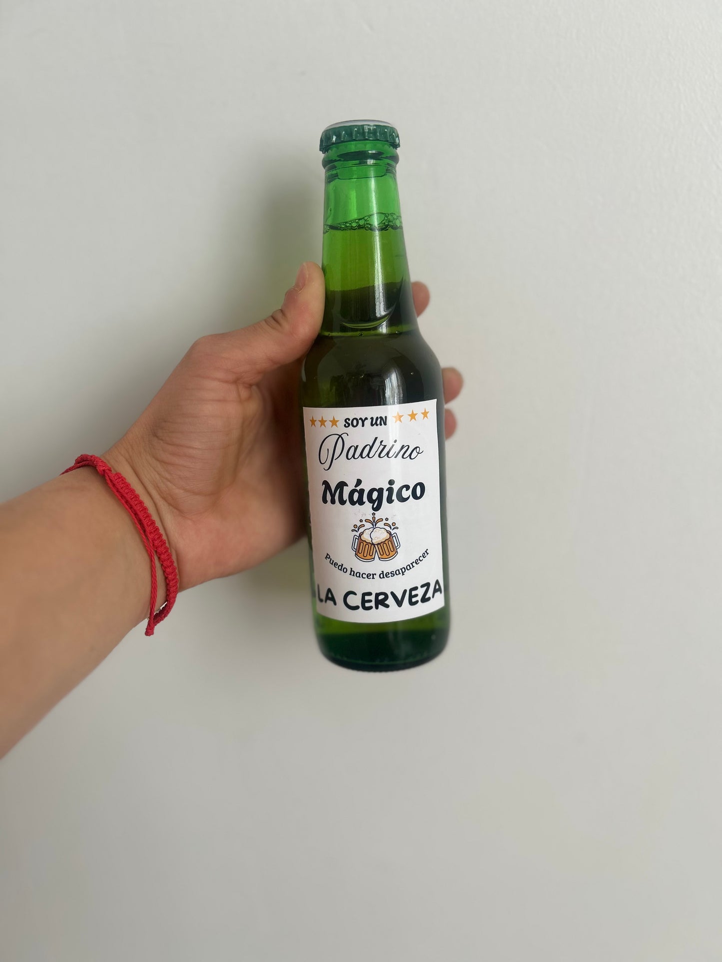 Botella de Cerveza Personalizada para Padrino