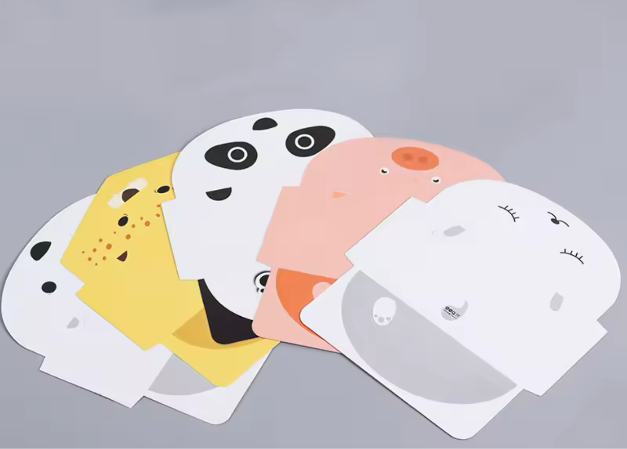 Pack de 5 invitaciones Oso Polar