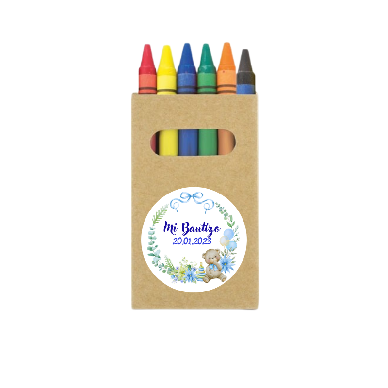 Cajita ceras personalizadas Baautizo