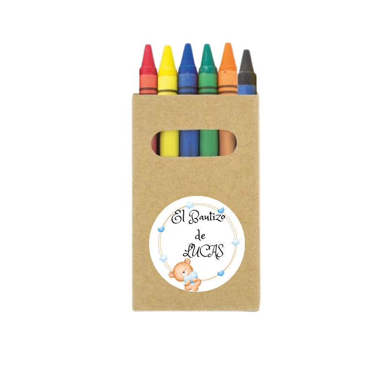 Cajita ceras personalizadas Baautizo