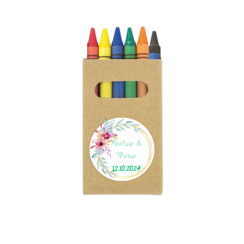 Cajita ceras personalizadas Baautizo