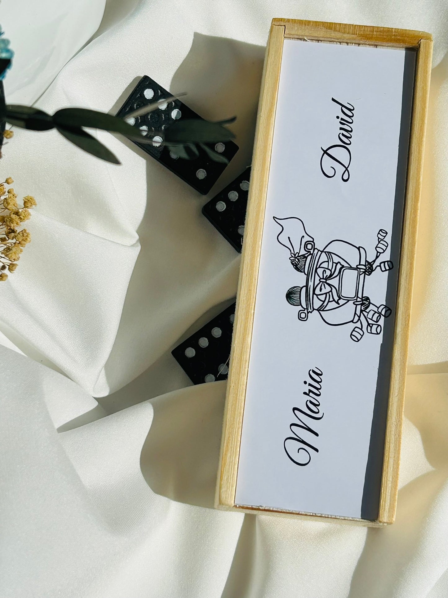 Dominó personalizado Boda