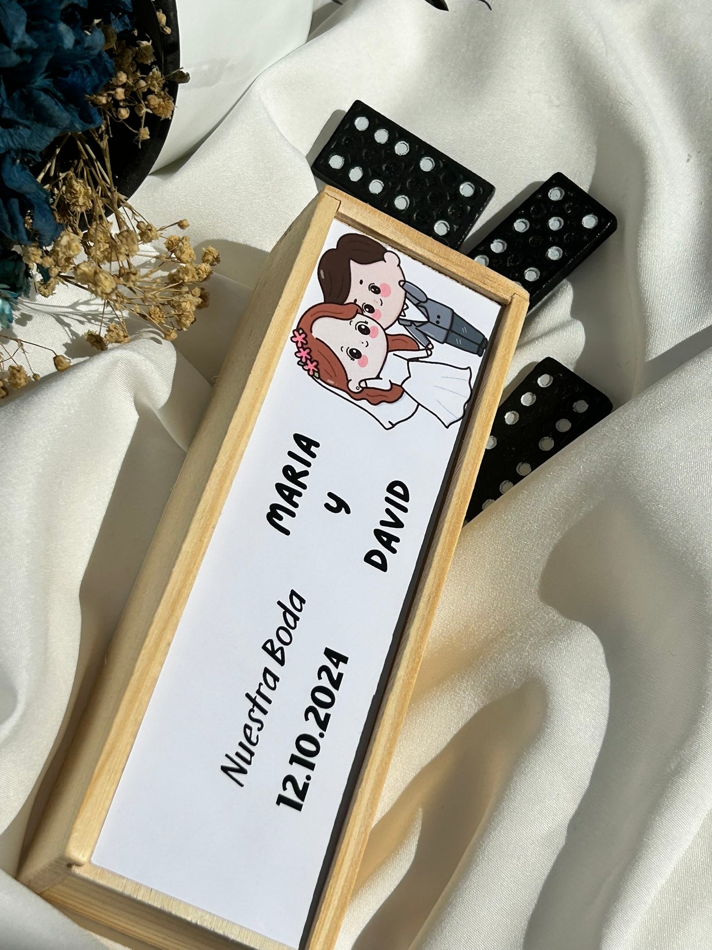 Dominó personalizado Boda