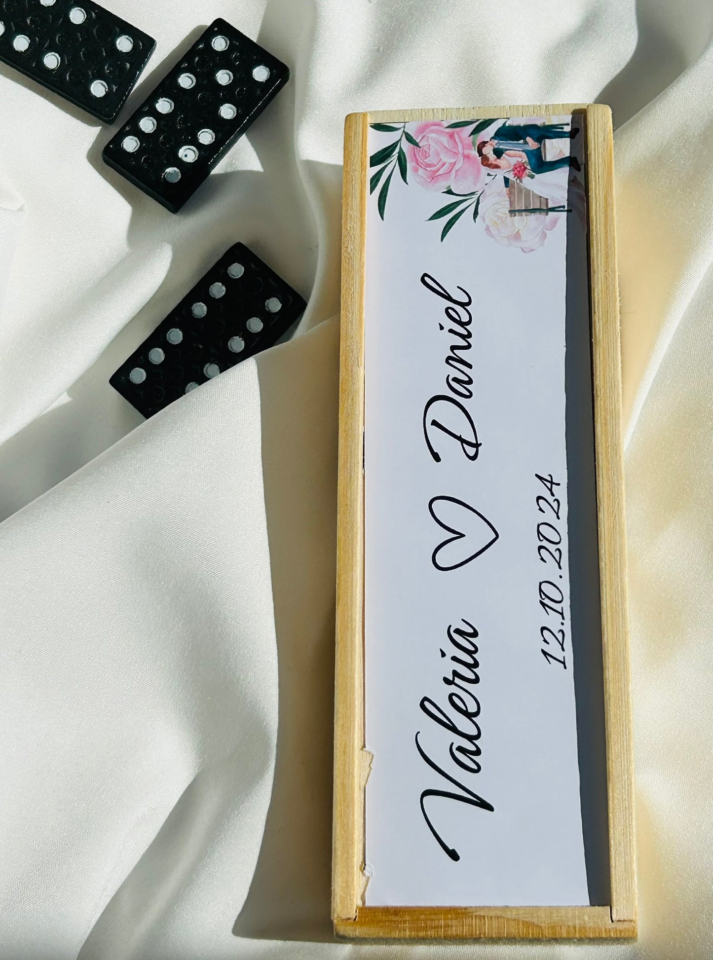 Dominó personalizado Boda